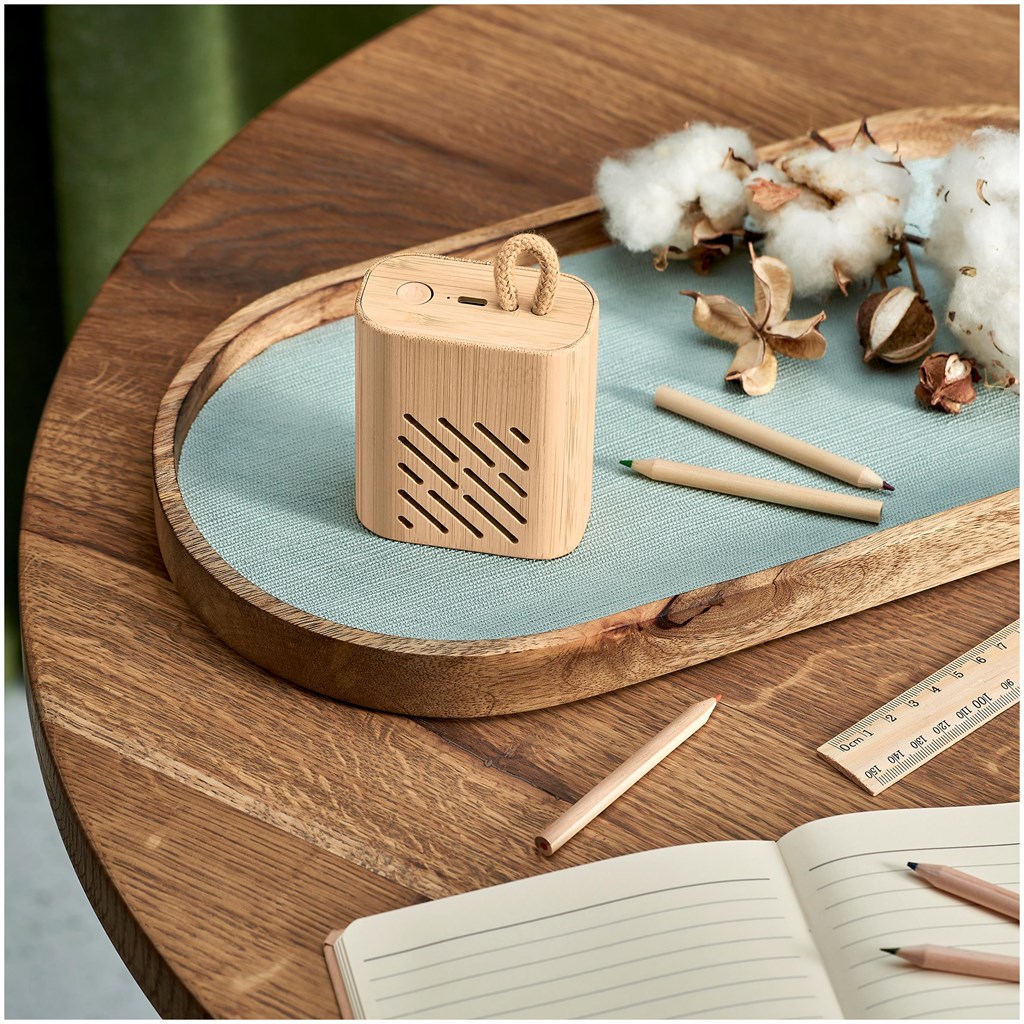 Okiyo Odoriko Bamboo Bluetooth Speaker - Image 3