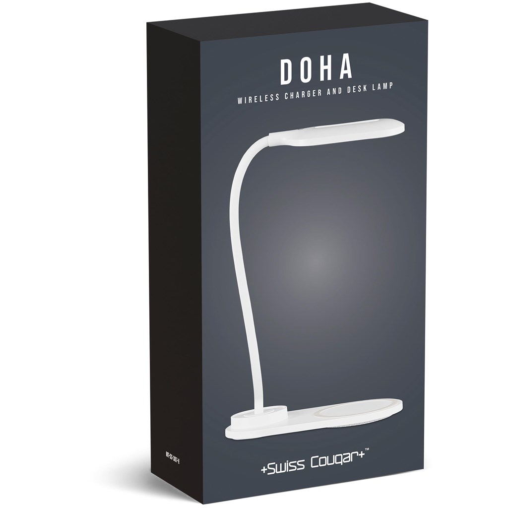 Swiss Cougar Doha Wireless Charger & Desk Lamp - Image 6