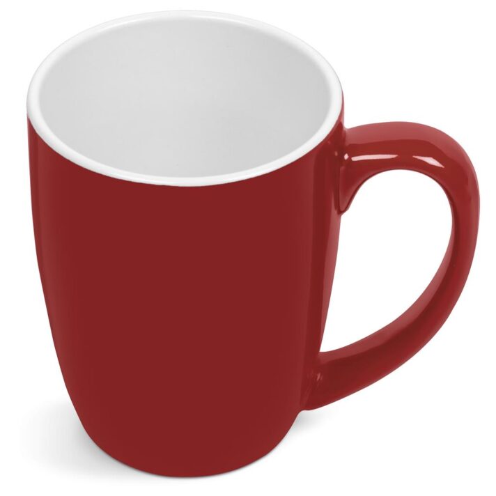 Payton Ceramic Coffee Mug - 325ml - Red - Image 3