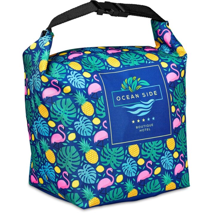 Pre-Printed Sample Hoppla Protea Polyester Lunch Cooler - Image 5