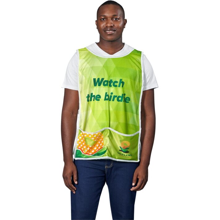 Pre-Printed Sample Hoppla Jackal Polyester Caddy Bib with PVC Name Sleeve - Image 6