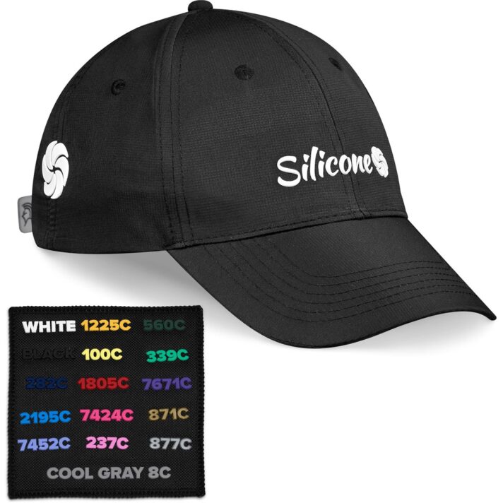 Pre-Branded Performance Cap Showcasing Silicone Branding - Image 4