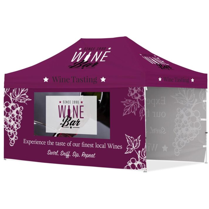 Ovation Sublimated Gazebo 4.5m X 3m - 2 Long Full-Wall Skins - Image 18