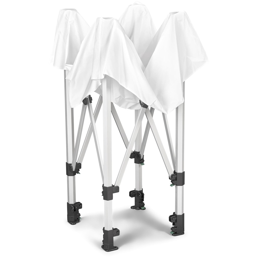 Ovation Sublimated Gazebo 1m X 1m Kiosk - 3 Half-Wall Skins - Image 15