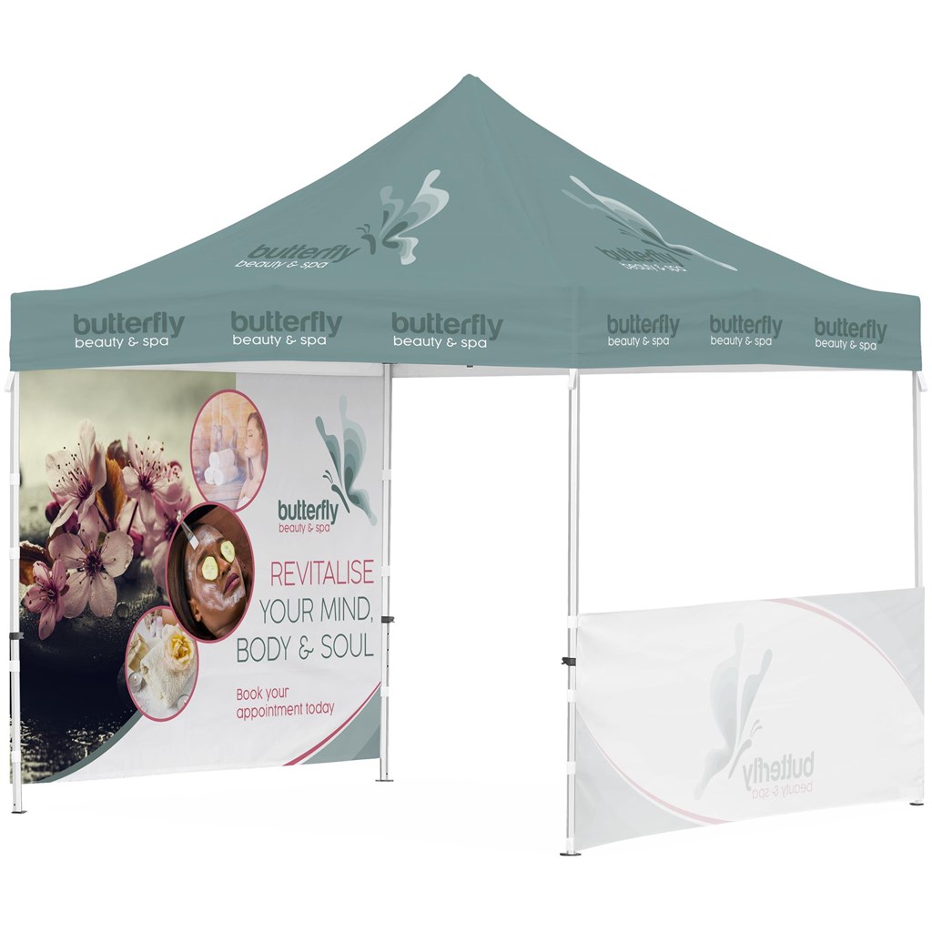 Ovation Sublimated Gazebo 3m X 3m - 1 Half-Wall Skin - 1 Full-Wall Skin - Image 18