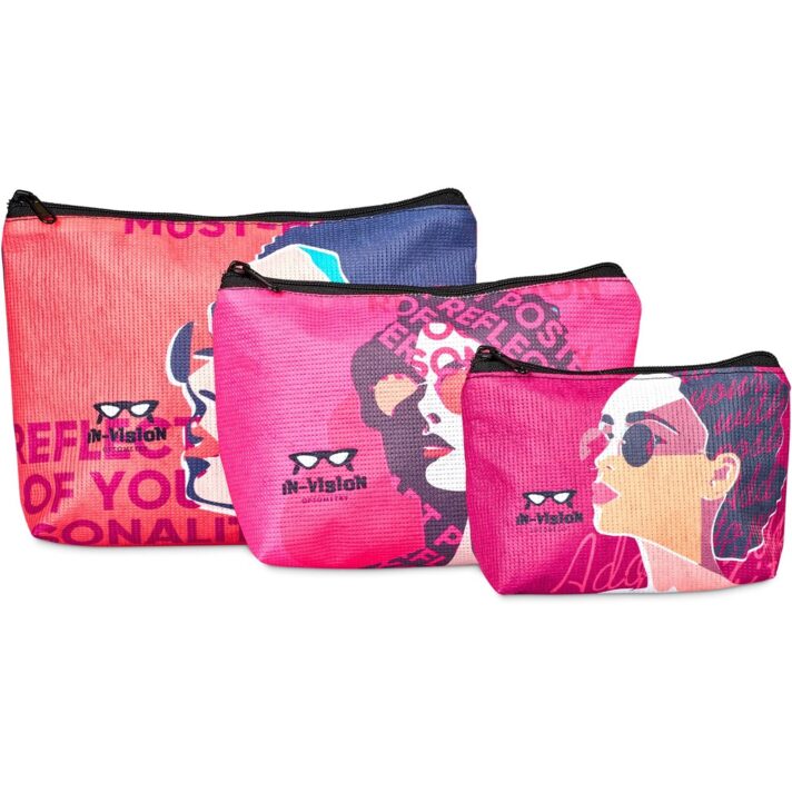Pre-Printed Sample Hoppla Leanne Recycled PET Stitch-Bond Midi Toiletry Bag - Image 10