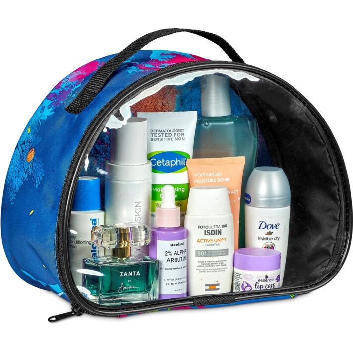 Pre-Printed Sample Hoppla Aloe Toiletry Bag With PVC Front Window - Image 4