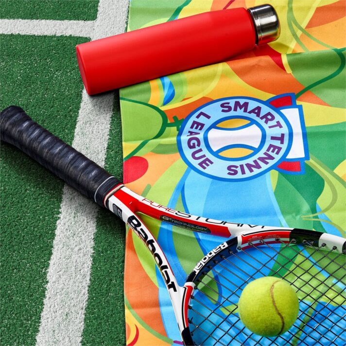 Pre-Printed Sample Hoppla Relay Sports Towel - Dual Branding - Image 2