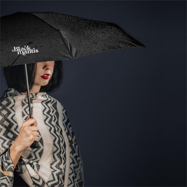 Serendipio Salem Recycled PET Compact Umbrella with EVA Pouch - Image 3