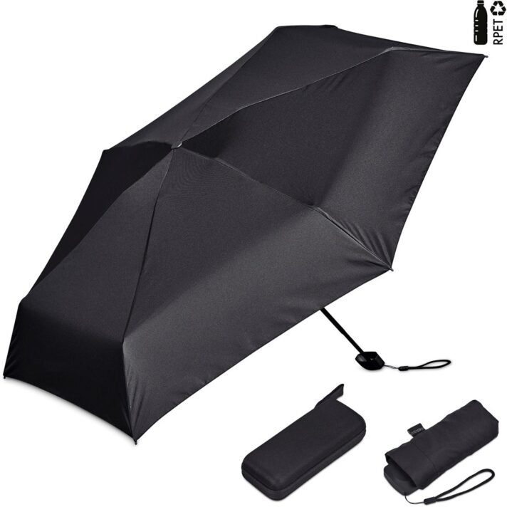 Serendipio Salem Recycled PET Compact Umbrella with EVA Pouch - Image 6