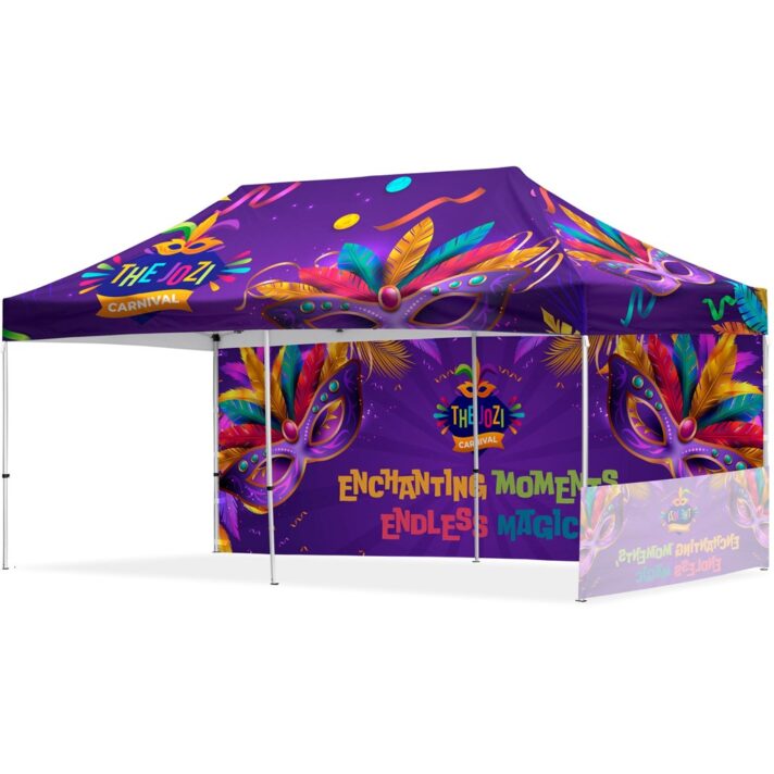 Coated Steel Sublimated Gazebo 6m x 3m - 1 Short Half-Wall Skin - 1 Long Full Wall Skin - Image 8