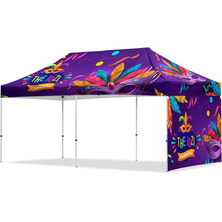 Coated Steel Sublimated Gazebo 6m x 3m -  1 Short Full-Wall Skin - Image 8