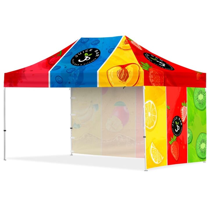 Coated Steel Sublimated Gazebo 4.5m x 3m - 1 Long Full-Wall Skin - 1 Short Full Wall Skin - Image 3