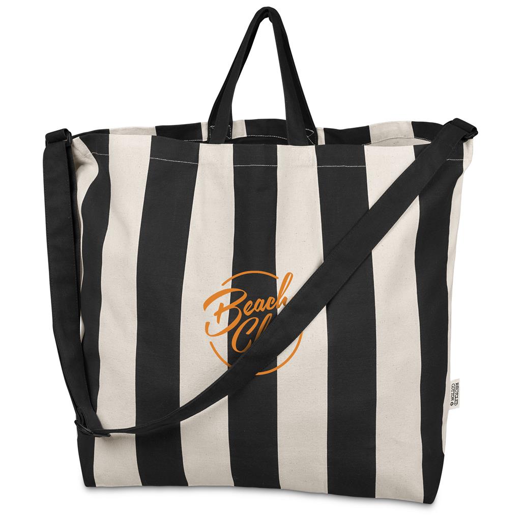 Okiyo Natsuri Recycled Cotton Canvas Large Beach Bag - Image 3