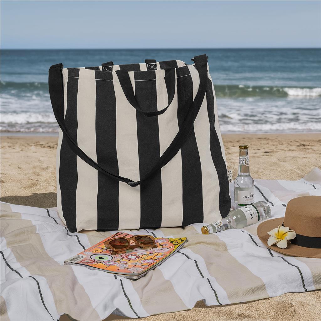 Okiyo Natsuri Recycled Cotton Canvas Large Beach Bag - Image 6