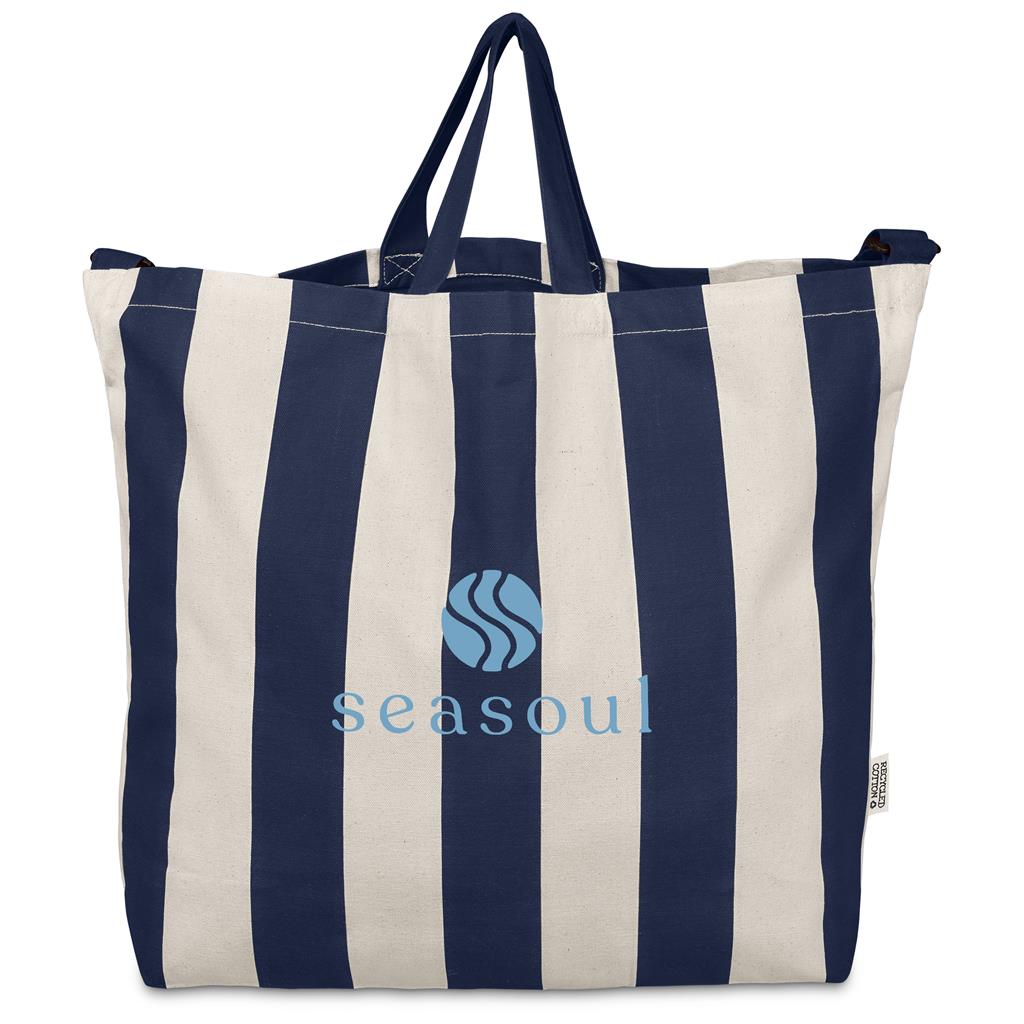Okiyo Natsuri Recycled Cotton Canvas Large Beach Bag - Image 15
