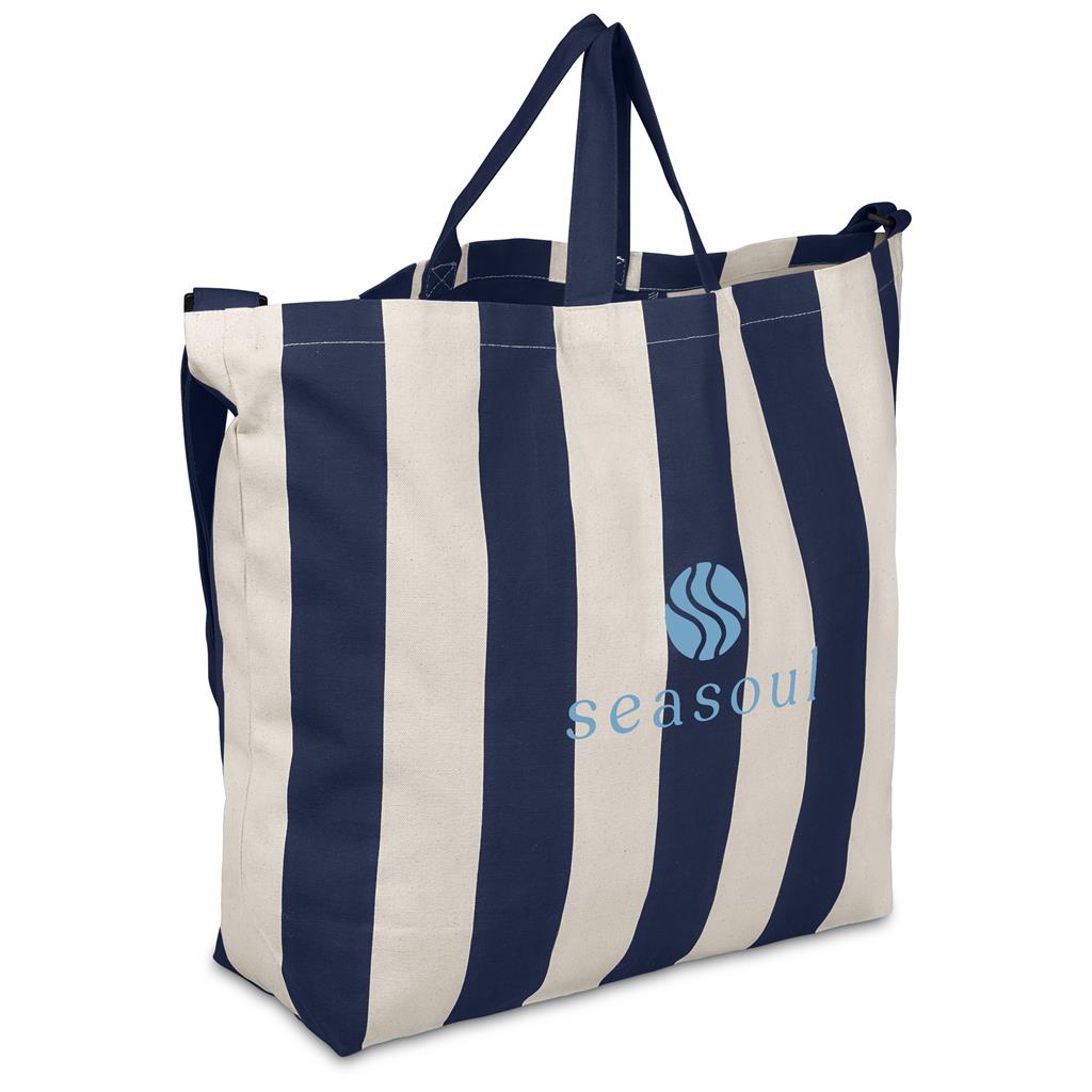 Okiyo Natsuri Recycled Cotton Canvas Large Beach Bag - Image 17
