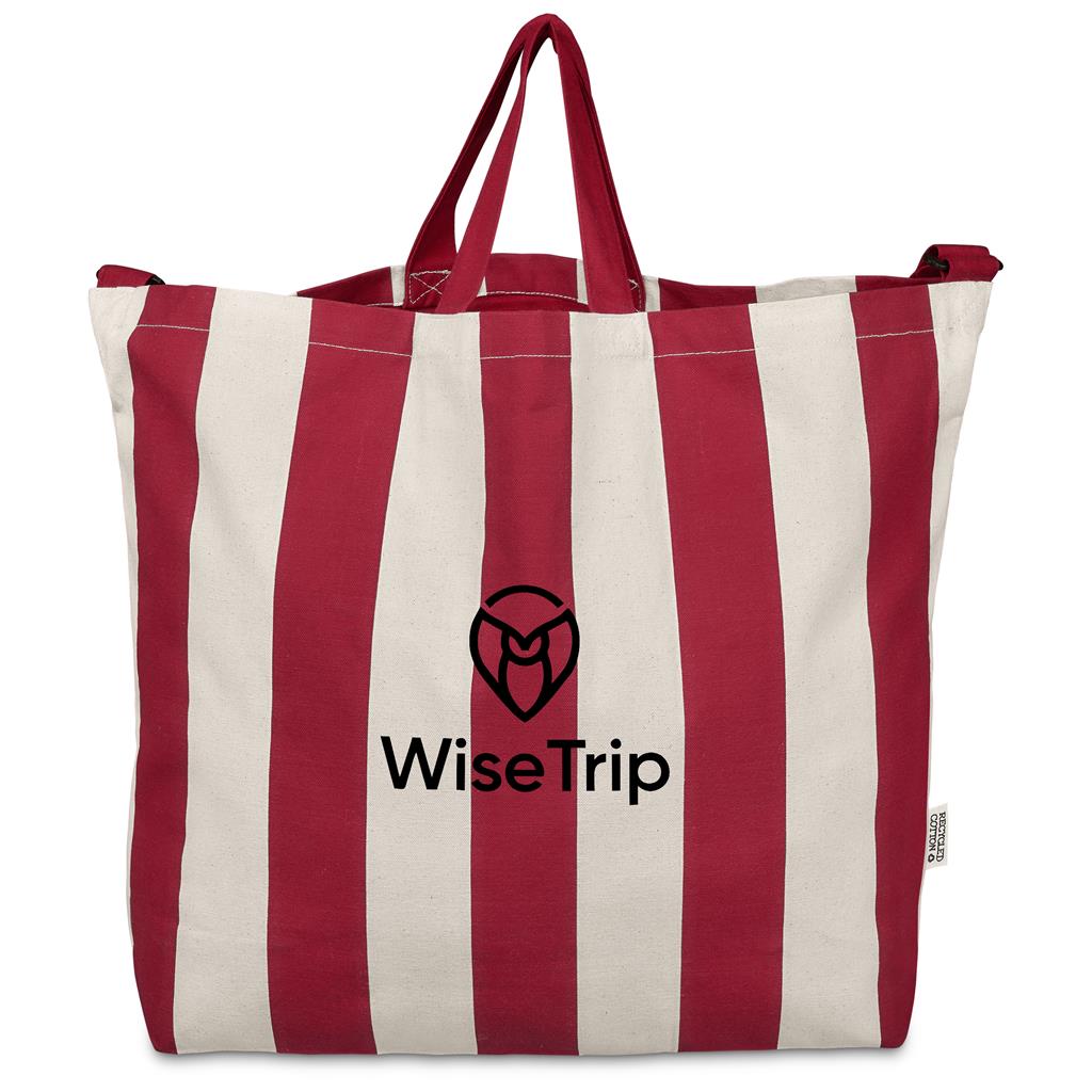 Okiyo Natsuri Recycled Cotton Canvas Large Beach Bag - Image 23