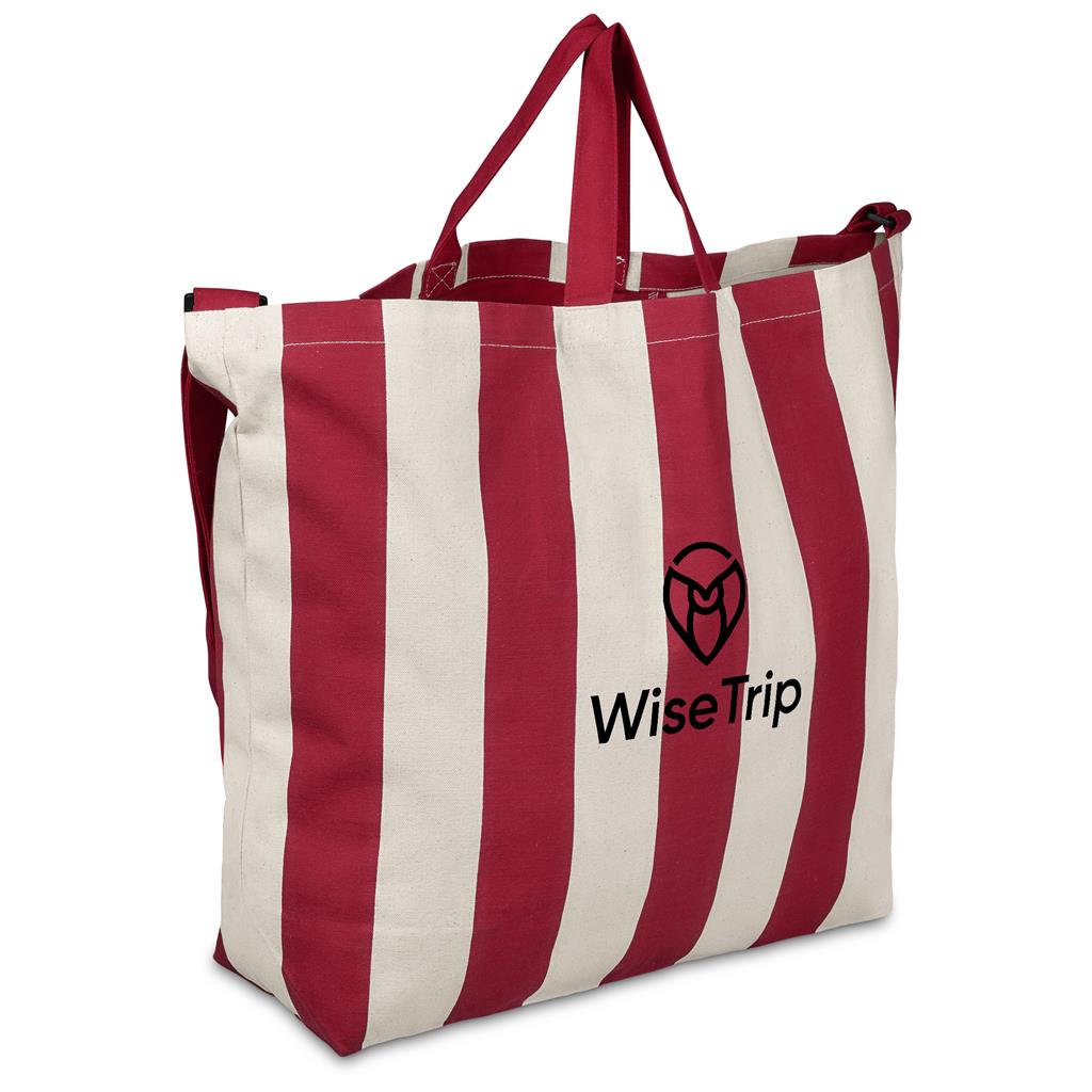 Okiyo Natsuri Recycled Cotton Canvas Large Beach Bag - Image 25