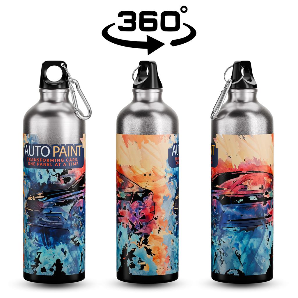 Crossover Aluminium Water Bottle - 750ml - Image 2