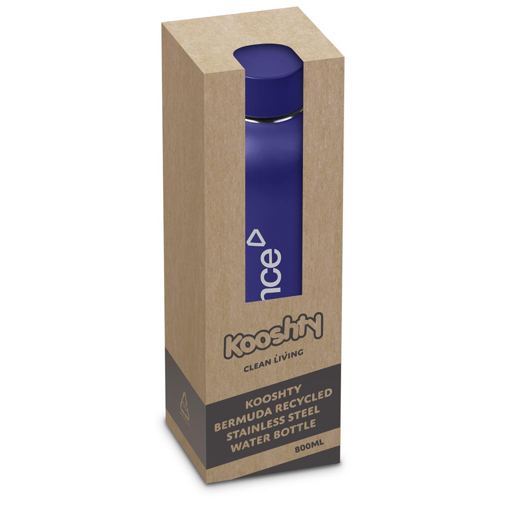 Kooshty Bermuda Recycled Stainless Steel Water Bottle – 800ml - Image 24