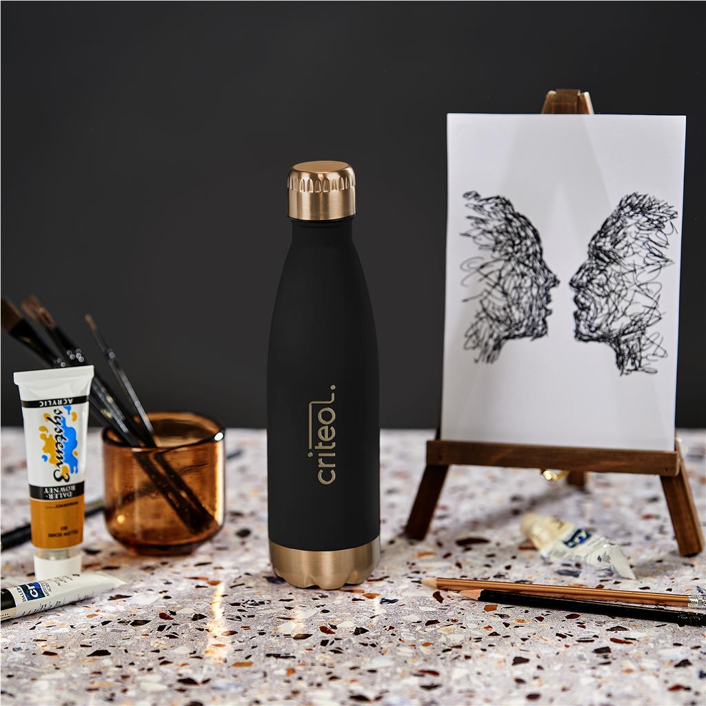 Serendipio Napoli Stainless Steel Vacuum Water Bottle - 500ml - Image 3