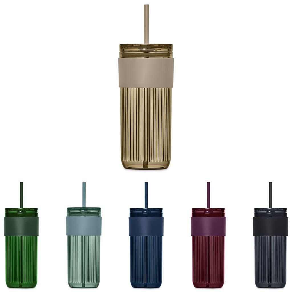 Serendipio Mayfair Plastic Tumbler & Straw – 650ml - Image 4