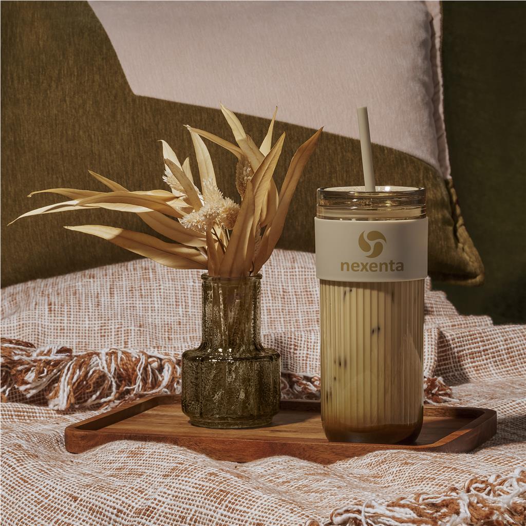 Serendipio Mayfair Plastic Tumbler & Straw – 650ml - Image 29