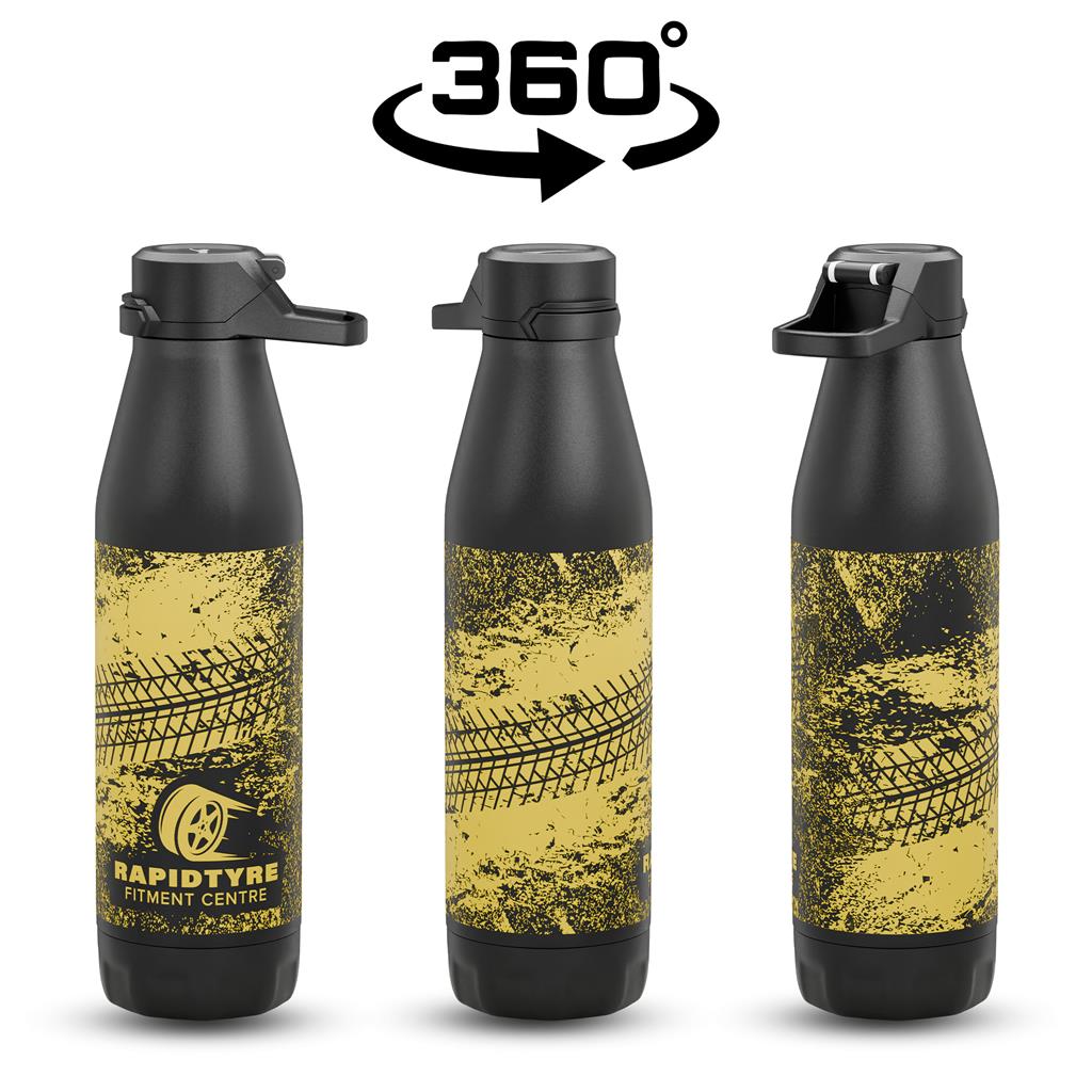 Slazenger Novac Stainless Steel Vacuum Water Bottle - 500ml - Image 8